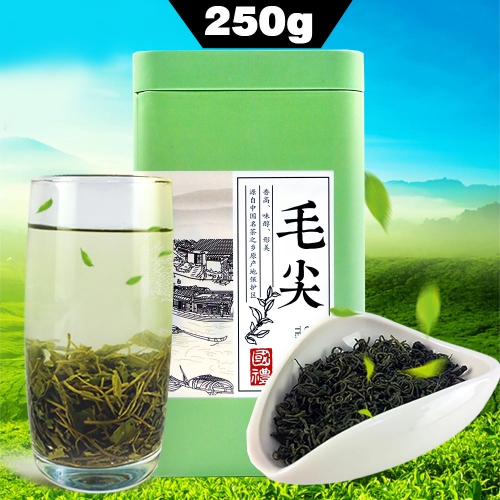 2023 Xingyang Maojian Tea Gift Box Packaging, High Quality Chinese Te Organic Food Mao Jian Fresh Green Tea 250g chinese beat green tea organic tea on