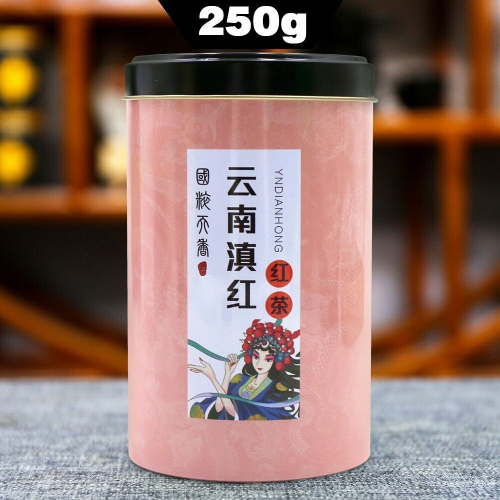 2023 Юньнань Золотой спиральный черный китайский чай Dianhong Red Single bud Черный китайский чай 250 г