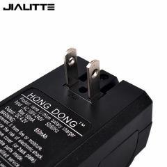 Jialitte dual-slot Rechargeable US Universal 18650 3.7V Li-ion Battery Charger C002