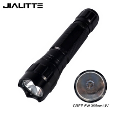 Jialitte F042 395nm Ultraviolet UV Torch Best Scorpion Purple Light Blacklight 5W Led UV Flashlight
