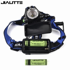 Jialitte H010 Angle Adjustable White YELLOW Light XPE Q5 Zoomable Headlamp 2 LEDs Head lamp