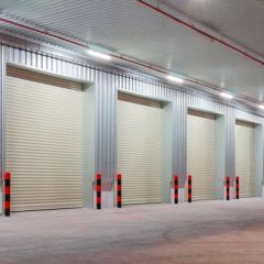 Large galvanized steel roll up shutter door | SG110