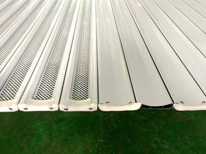 China manufacturer of aluminum roller shutter door with airflow