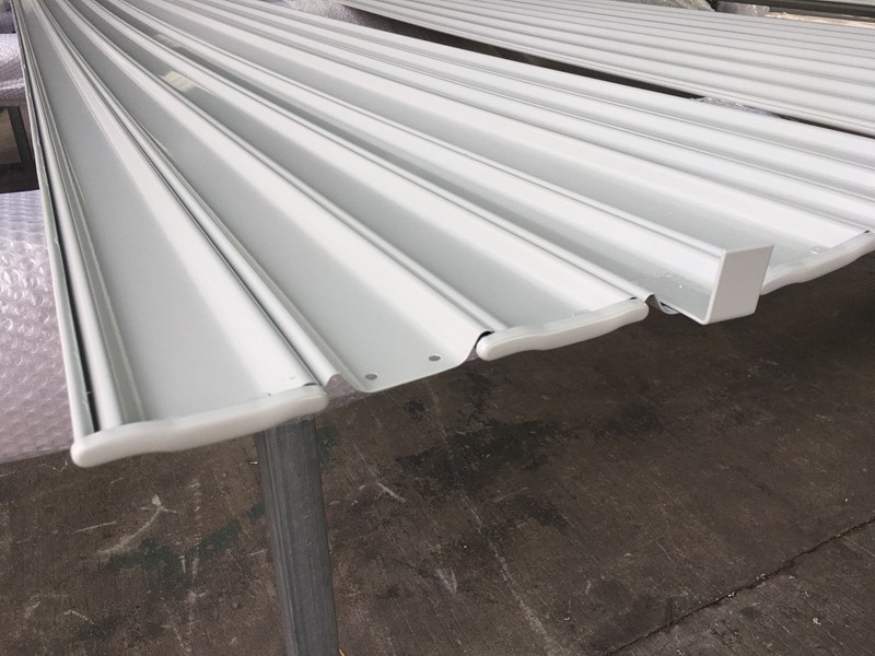hurricane protection steel rolling shutters assembly