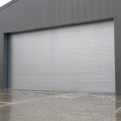 Windproof industrial steel rolling shutter door