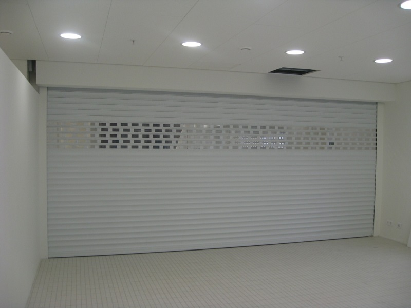 Punched aluminum rolling shutters
