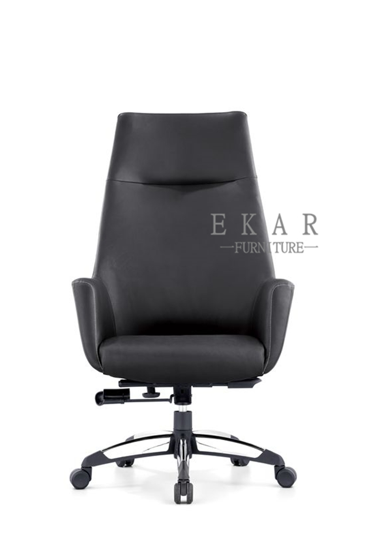 Foshan Heated 5 Wheels Armrest Leather Office Chair