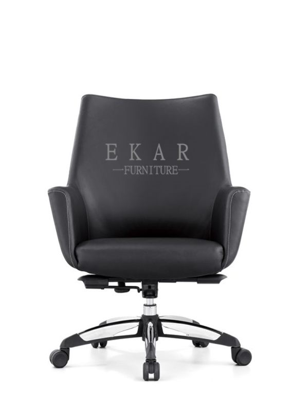 Foshan Heated 5 Wheels Armrest Leather Office Chair