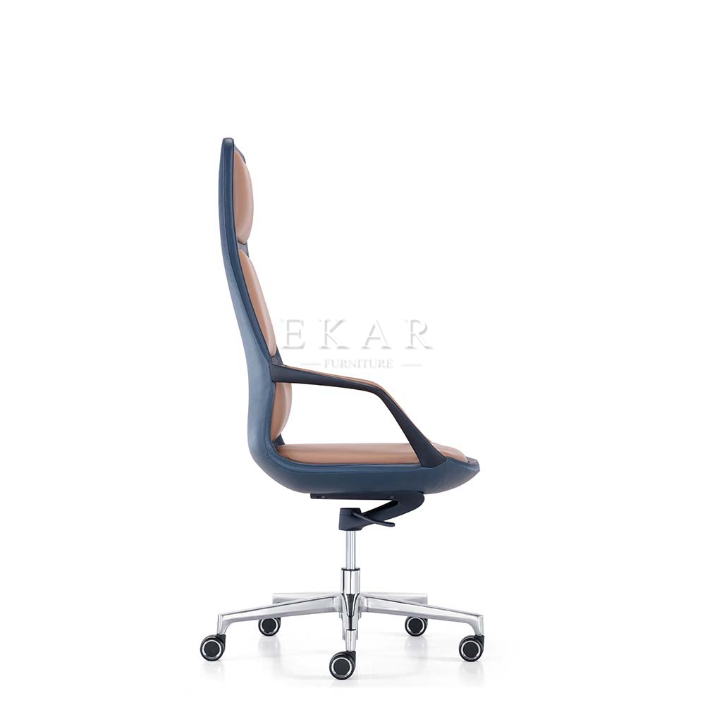 EKAR FURNITURE Light Luxury Leather Office Chair - Excellent Improvement of Office Experience