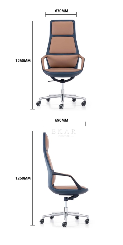 EKAR FURNITURE elegant light luxury leather office chair - the first choice for exquisite life