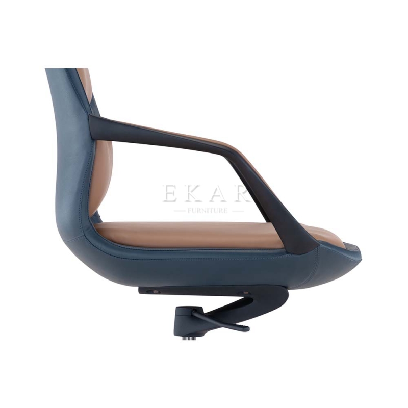 EKAR FURNITURE Light Luxury Leather Office Chair - Excellent Improvement of Office Experience