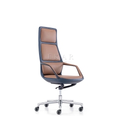 EKAR FURNITURE Light Luxury Leather Office Chair - Excellent Improvement of Office Experience