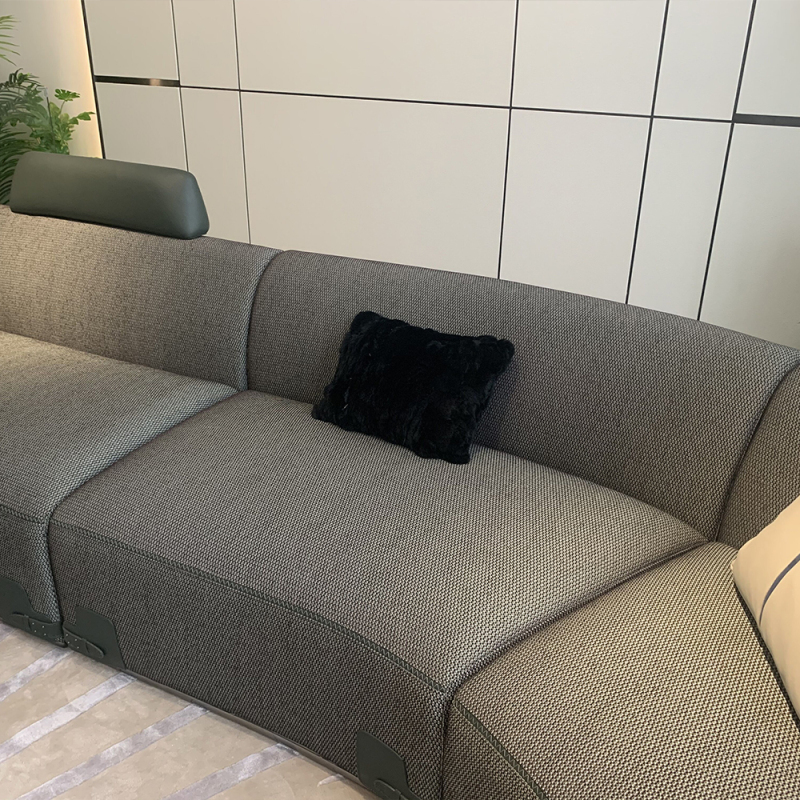 Modern comfortable living room corner design sofa
