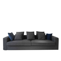 Sectional Modern Fabric Living Room Sofa Set