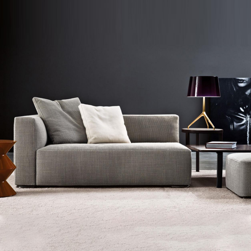 Modern Fabric Design Living Room Sectional Corner Sofa Set