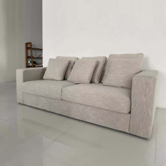 Modern Living Room Fabric Wooden Frame Comfortable Sofa For Lobby