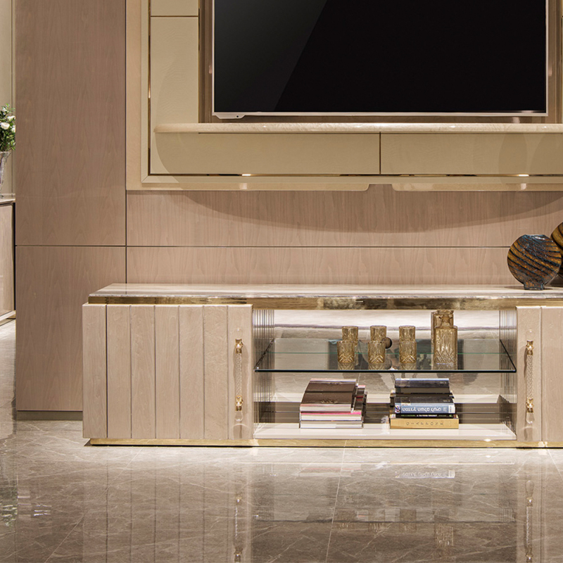 Stylish and practical living room TV cabinet