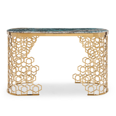 Stylish foyer furniture console table