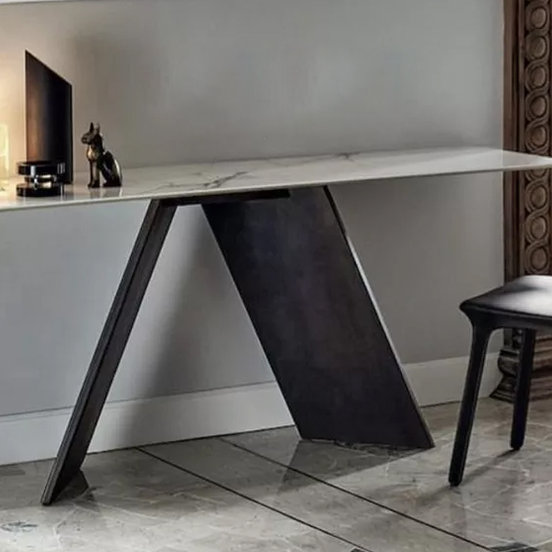 Simple Contemporary Design Stainless steel Console Table