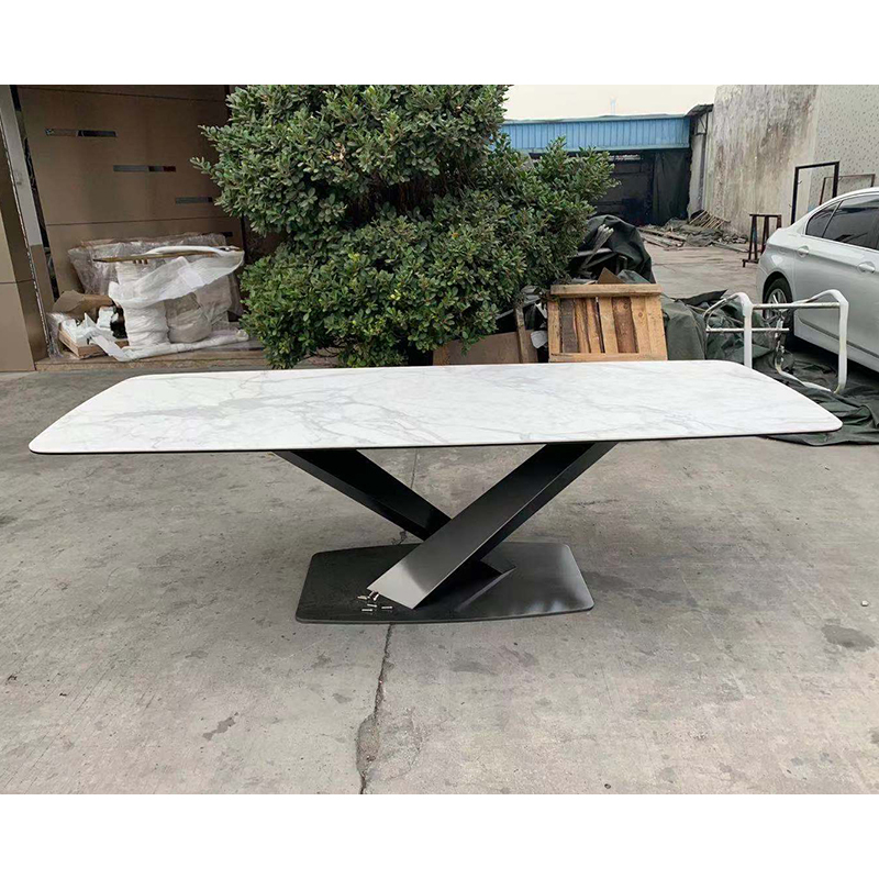 European Style Rectangle Marble Dining Table