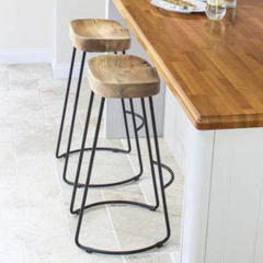 New Fahsion Metal Leg Bar Stool Without Armrest