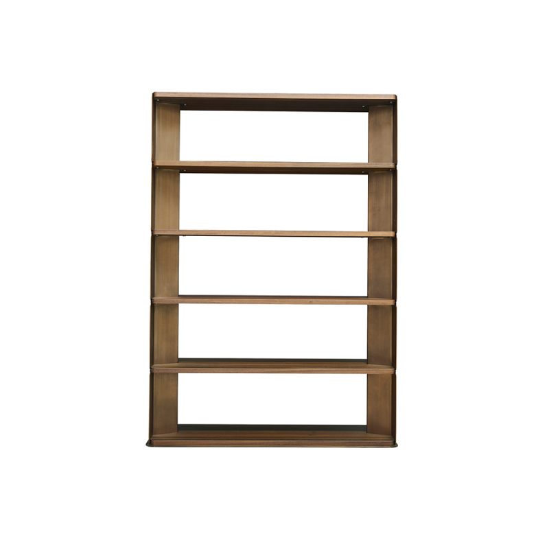 Modern minimalist design bookshelf floor stainless steel bookcase