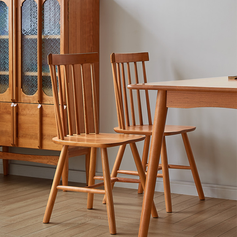  wooden dining chairs