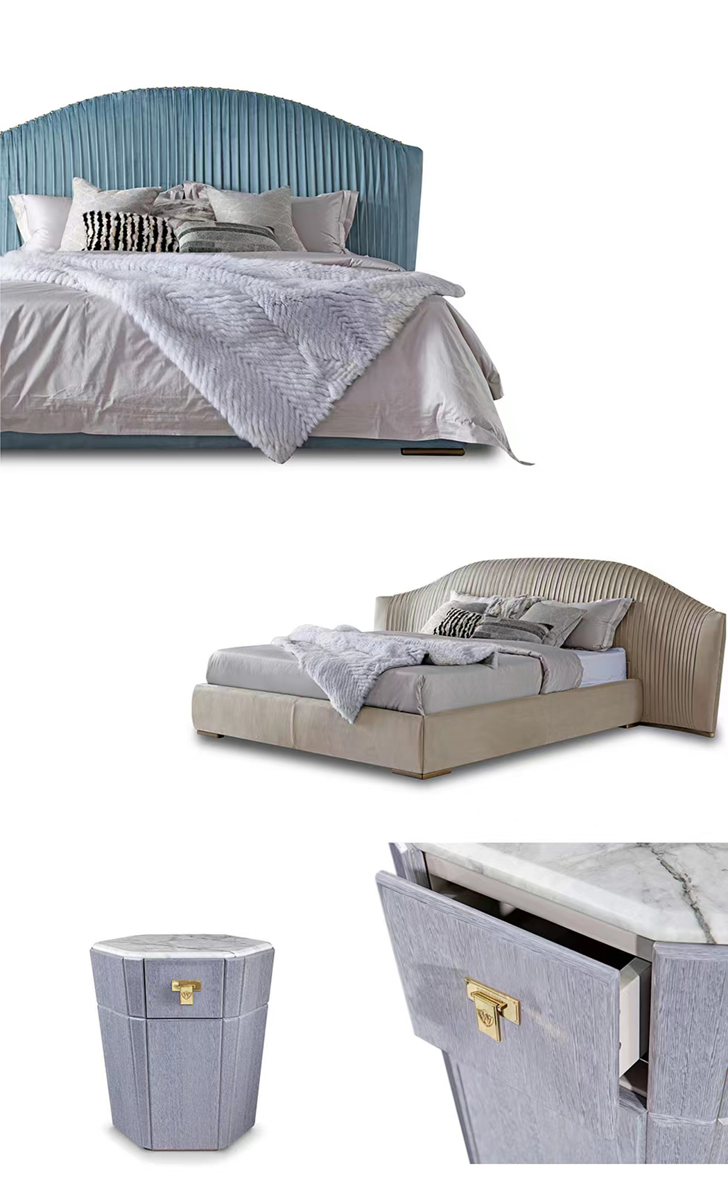 High-Quality Bedroom King Bed