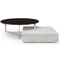 Modern living room furniture marble coffee table combination