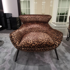 New modern hardware legs luxury high-end living room leisure chair