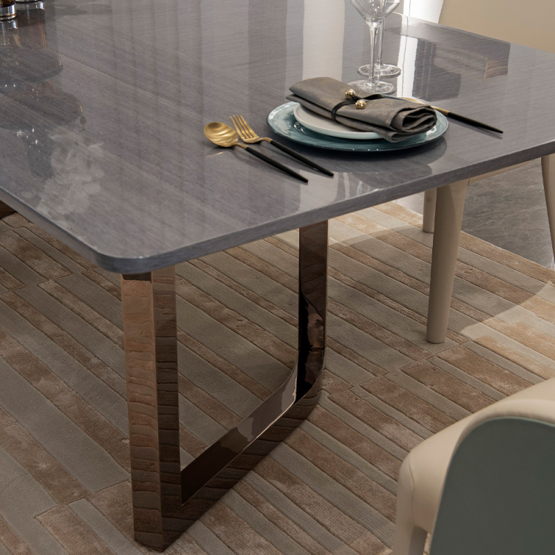 Wooden Modern Dining Room Table Set