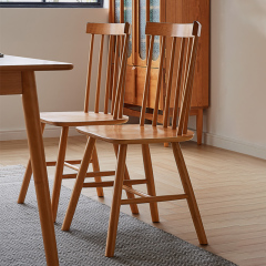 Modern minimalist style wooden dining chairs Solid wood dining chairs