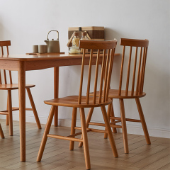 Modern minimalist style wooden dining chairs Solid wood dining chairs