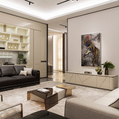Modern design home living room TV cabinet