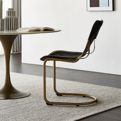 Sleek Stainless Steel Dining Chair – Modern Dining Room Design