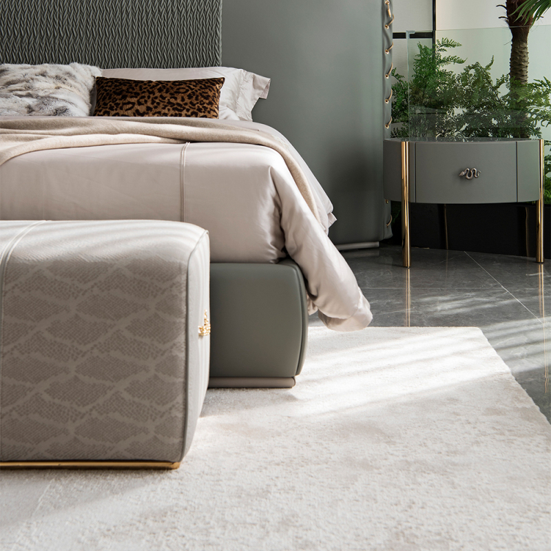 Modern bedroom furniture light luxury design bedside stool