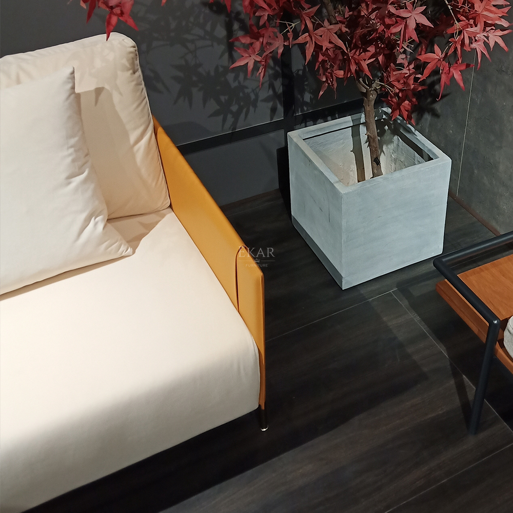 EKAR Furniture Leather Sofa