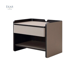 EKAR FURNITURE light luxury leather bedside table