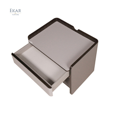 EKAR FURNITURE light luxury leather bedside table