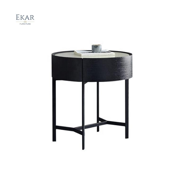 EKAR FURNITURE Marble Bedside Table