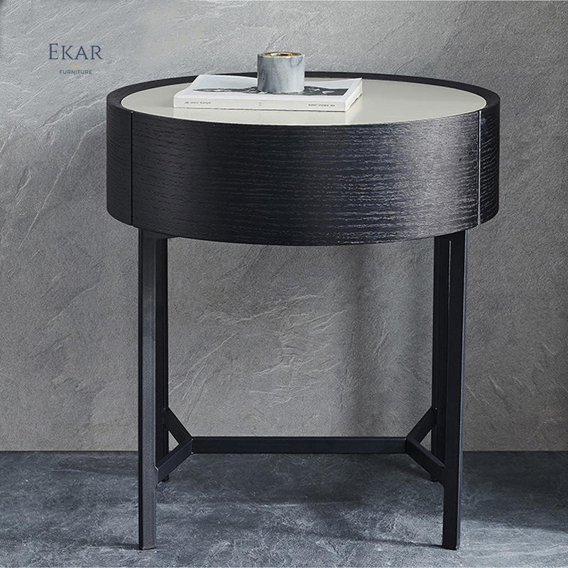 EKAR FURNITURE Marble Bedside Table