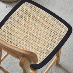 EKAR FURNITURE Luxury Bamboo and Wood Chair - Unique Light Luxury Design