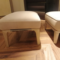 Premium wooden foot stool is both comfortable and stylish