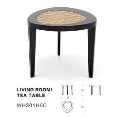 Contemporary Corner Table with Storage WH301H6C
