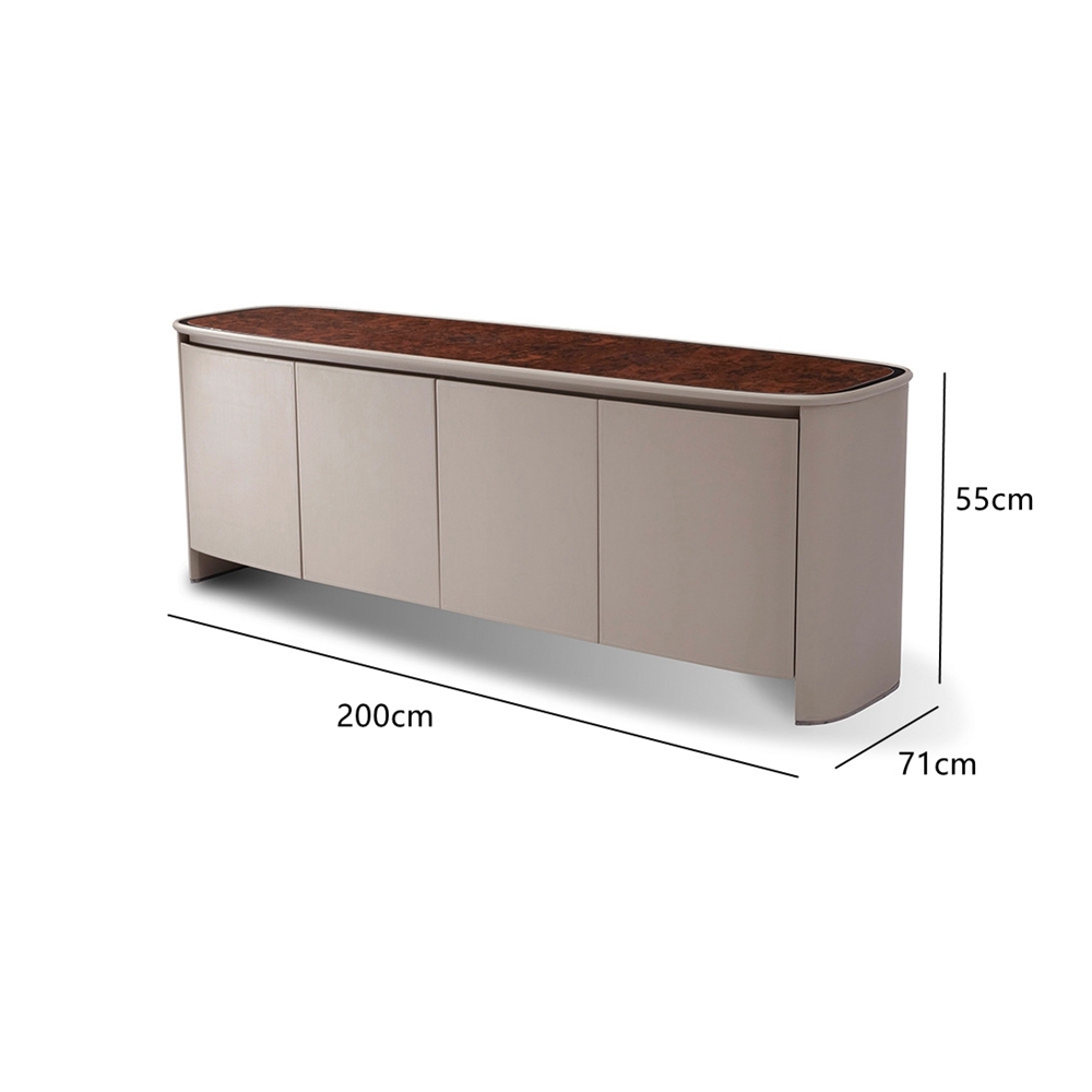 Modern style TV cabinet with storage space