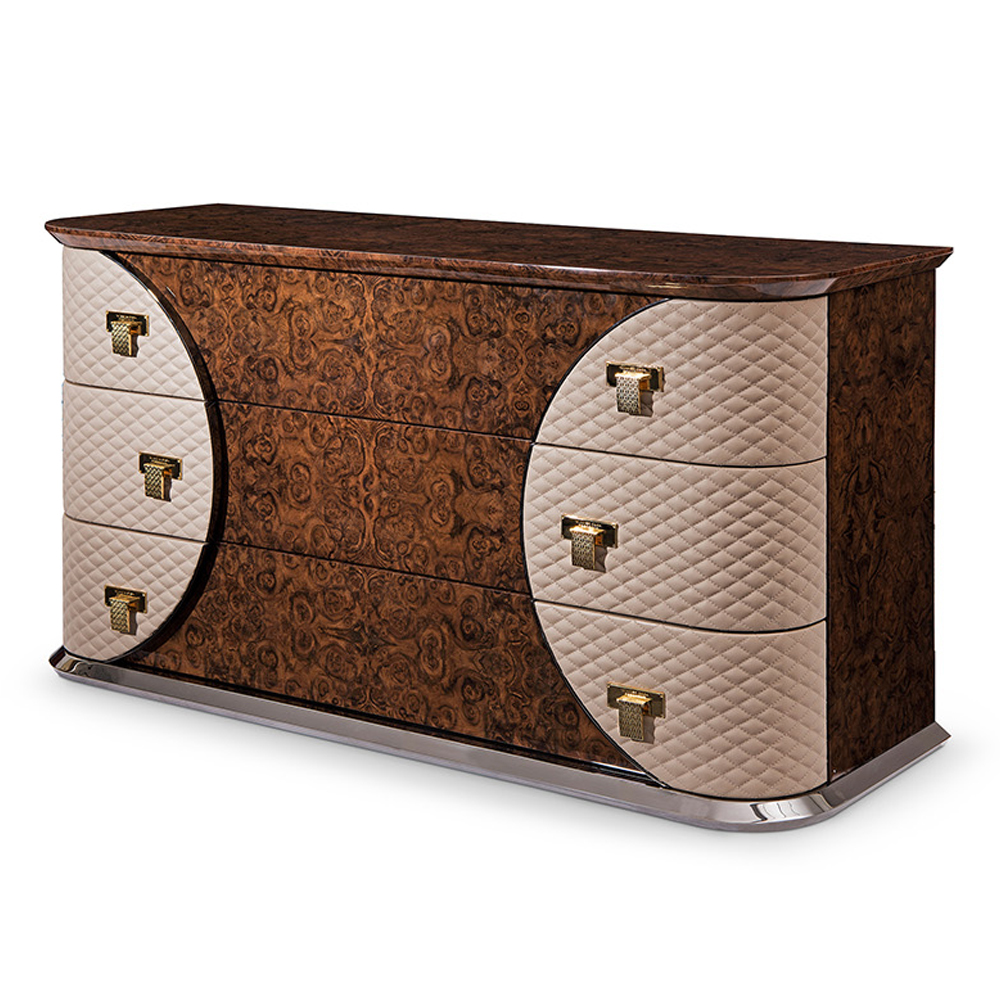 High-end leather cabinet