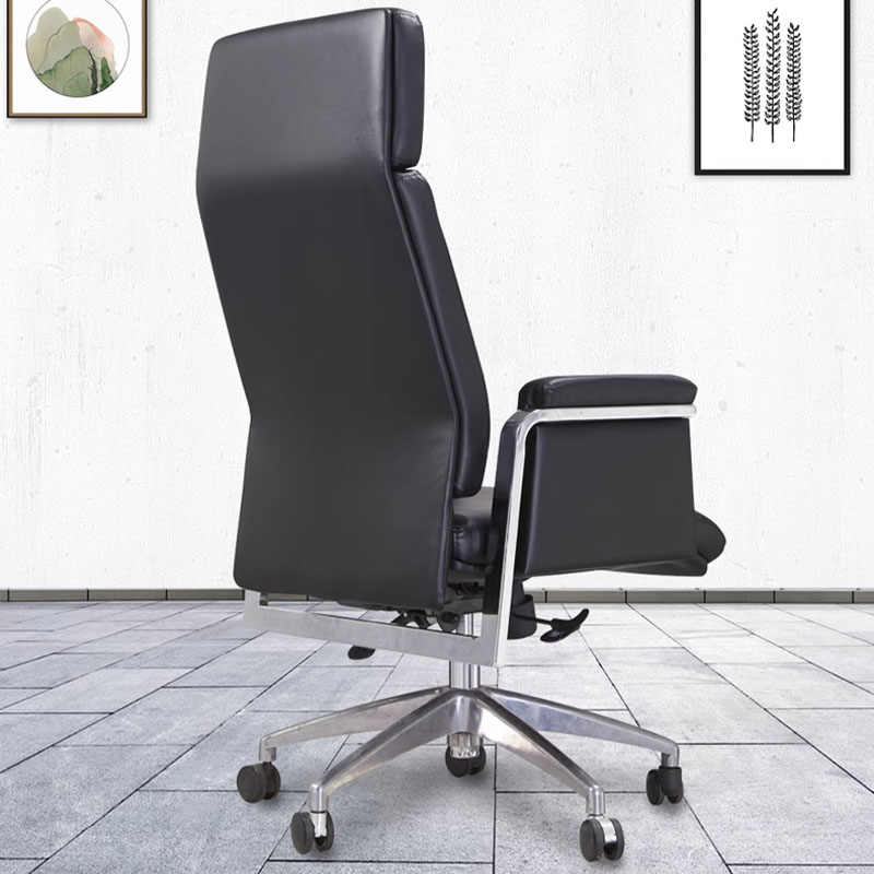 Leather ergonomic office chair