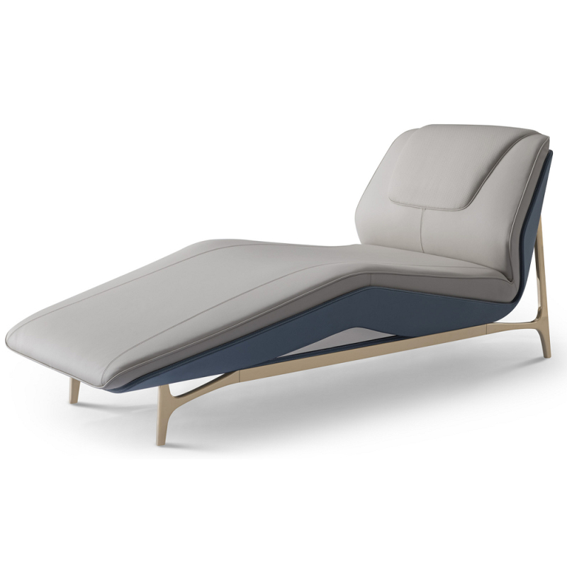 Modern style hardware leg leisure lounge chair