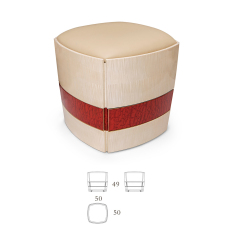 Living Room Padded Drum Stool