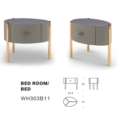 Stylish designed bedside tables for contemporary bedrooms